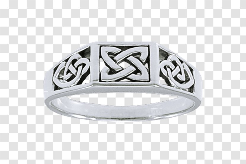 Silver Wedding Ring Jewellery Endless Knot - Musical Ensemble Transparent PNG