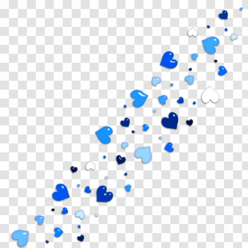 Heart Blue Desktop Wallpaper Clip Art - Light - Floating Transparent PNG