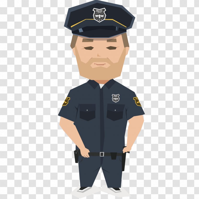 Police Officer Uniform Security Guard - Military Person - Uniformed Officers Transparent PNG