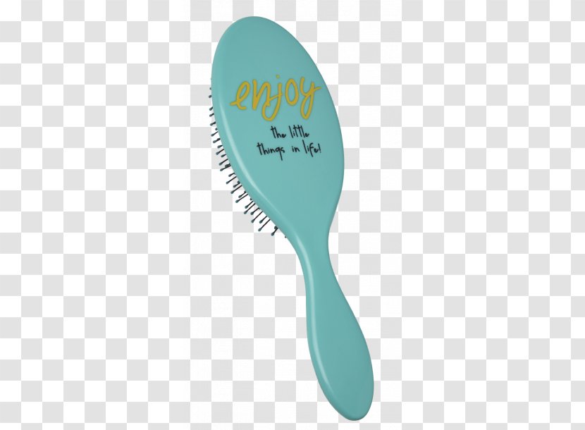 Brush Hair Iron Cosmetologist Spray - Turquoise - Writing Transparent PNG