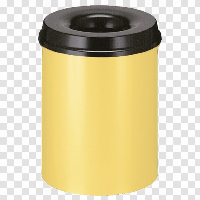 Yellow Rubbish Bins & Waste Paper Baskets Prullenbak Lid - Poubelle De Table Transparent PNG