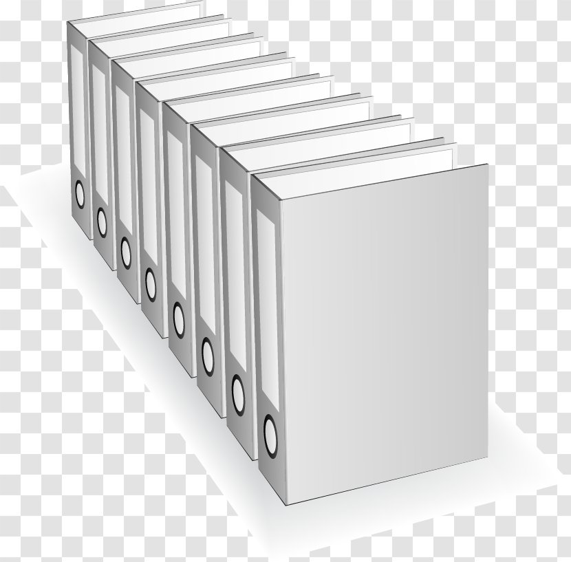 Directory File Folder Icon - Steel - Vector Hand-painted Empty Transparent PNG