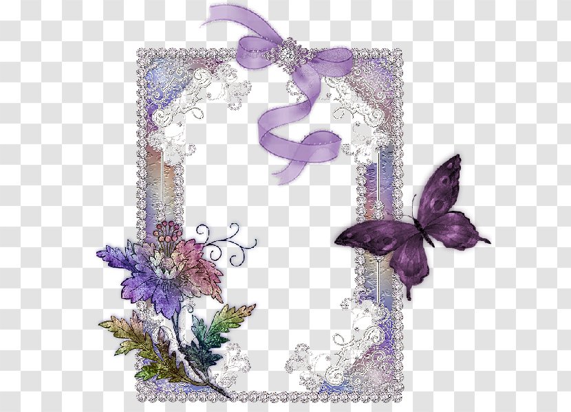 Desktop Wallpaper Flower Blog Clip Art - Violet - กรอบข้อความ Transparent PNG