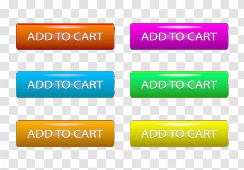 English Shopping Cart Designer - Website - Color Added To Button Transparent PNG