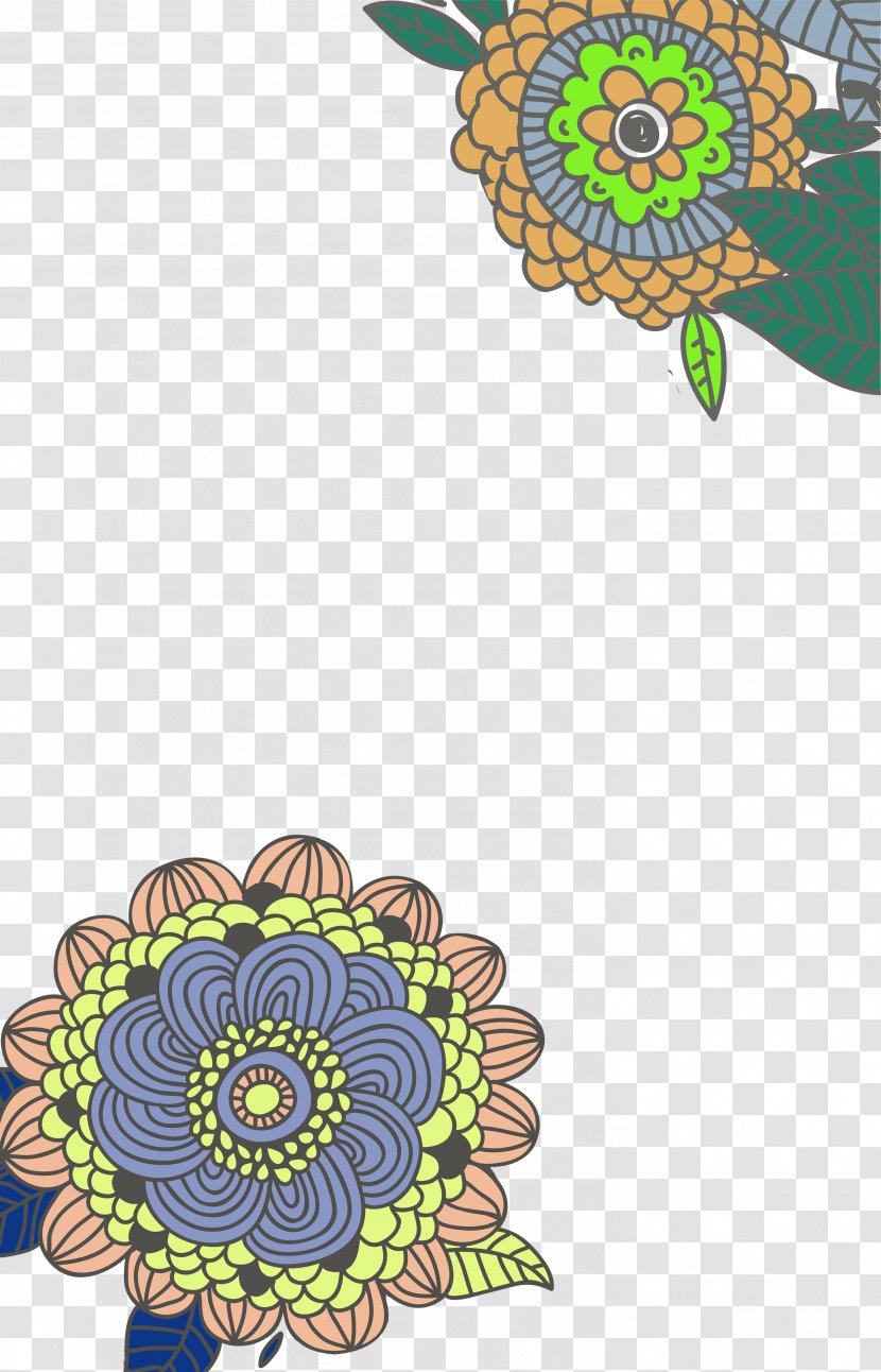 Floral Design Paper Douchegordijn Flower Pattern - Floristry - Decoration Transparent PNG