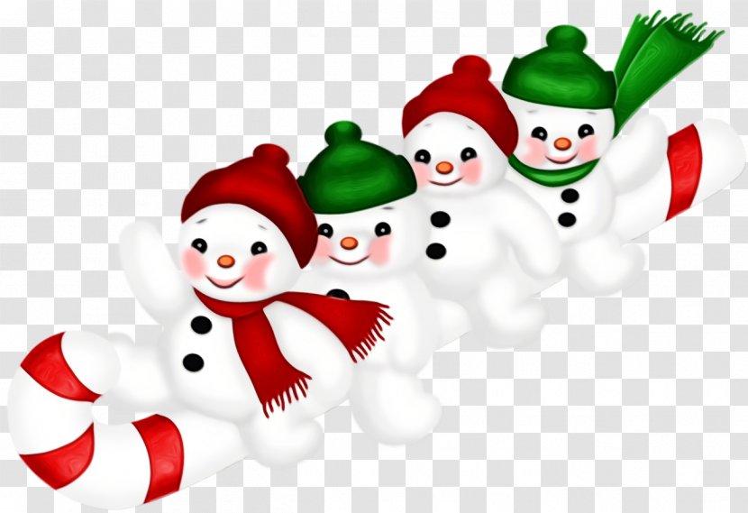 Snowman - Paint - Cartoon Christmas Transparent PNG