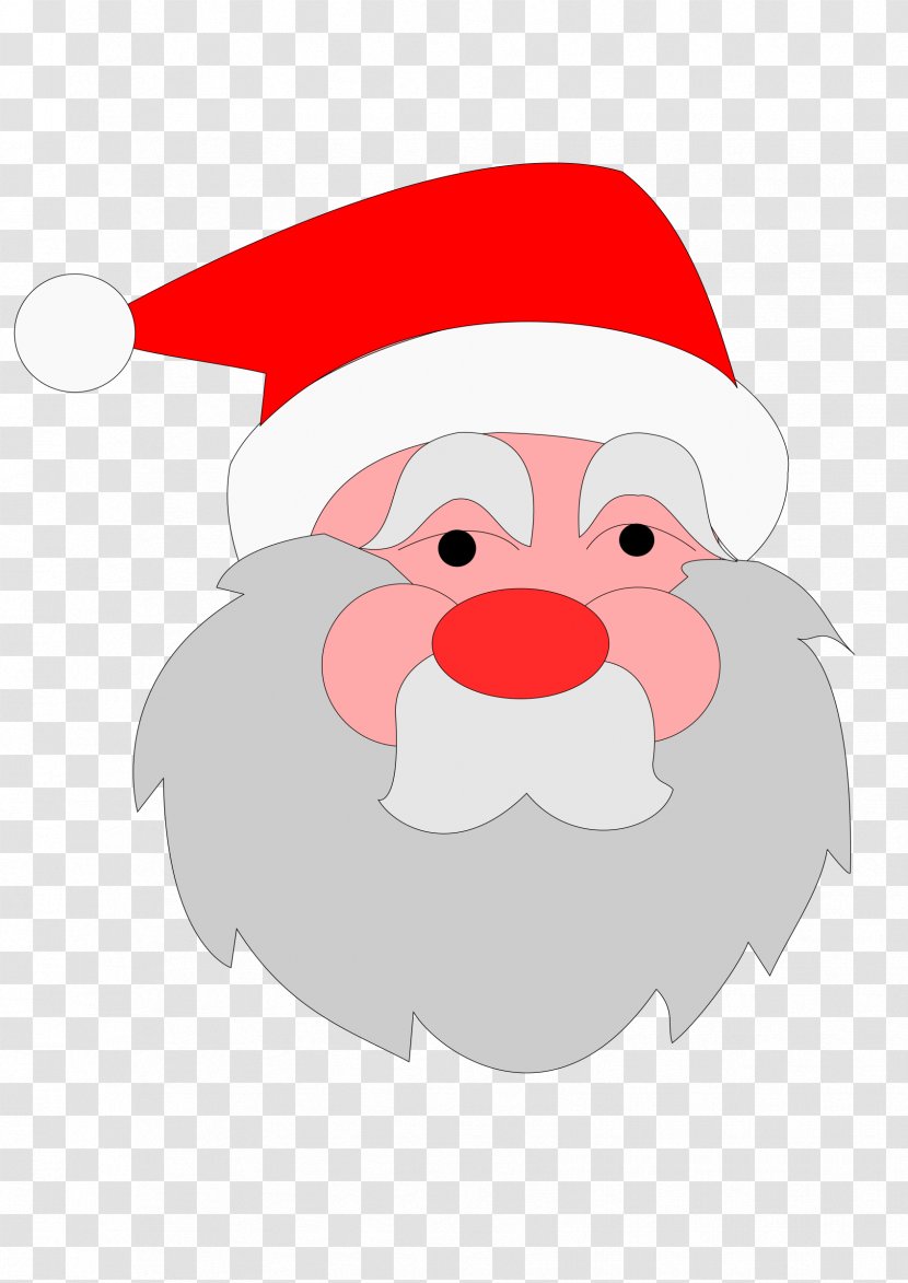 Santa Claus Christmas Clip Art - Nose Transparent PNG