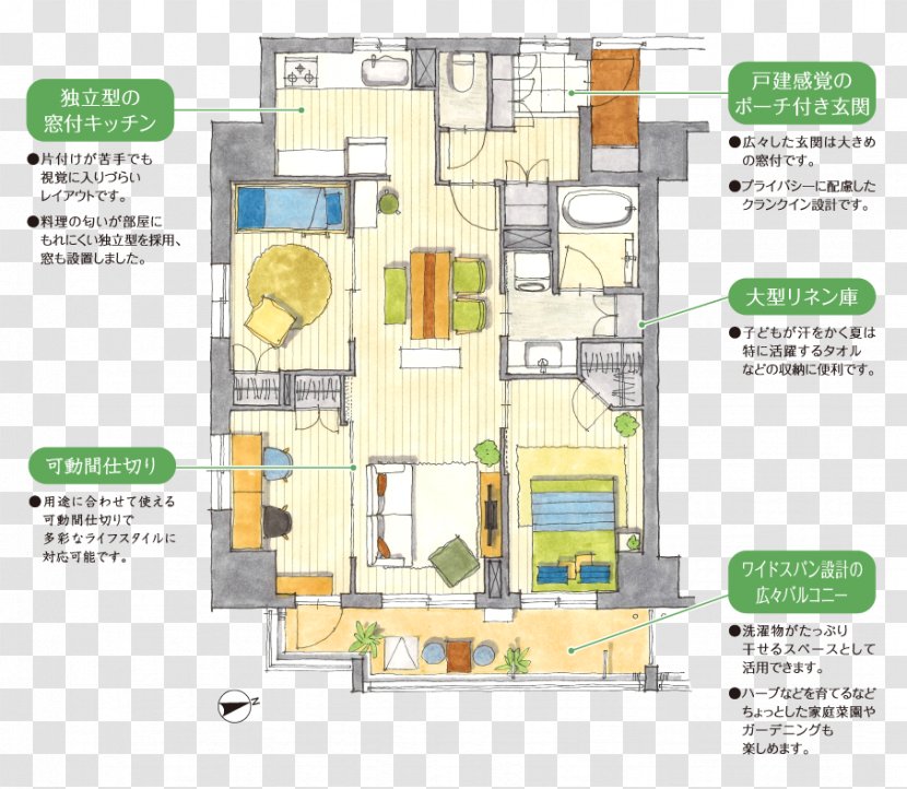 Floor Plan Asaka Station レリア朝霞本町 分譲 - Real Estate Transparent PNG