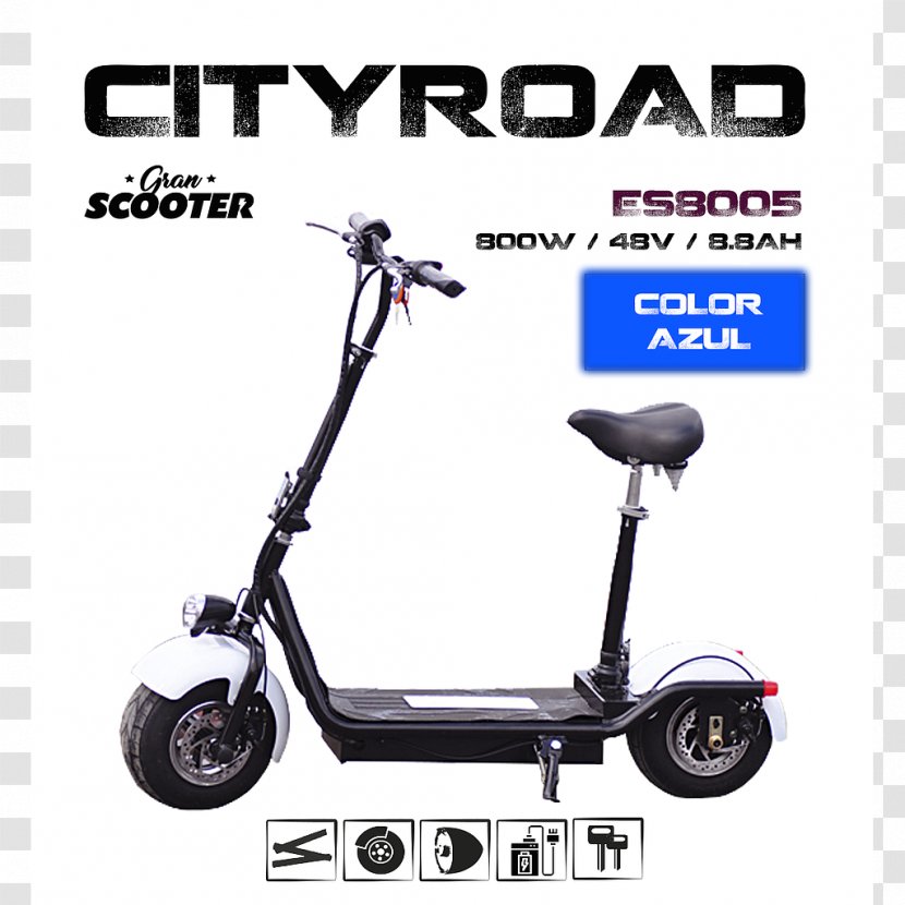 Electric Vehicle Motorcycles And Scooters - Fender - Scooter Transparent PNG