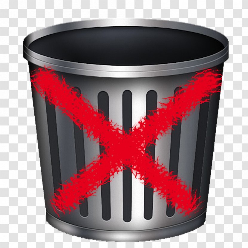 Rubbish Bins & Waste Paper Baskets Bash Recycling - Red - Trash Can Transparent PNG