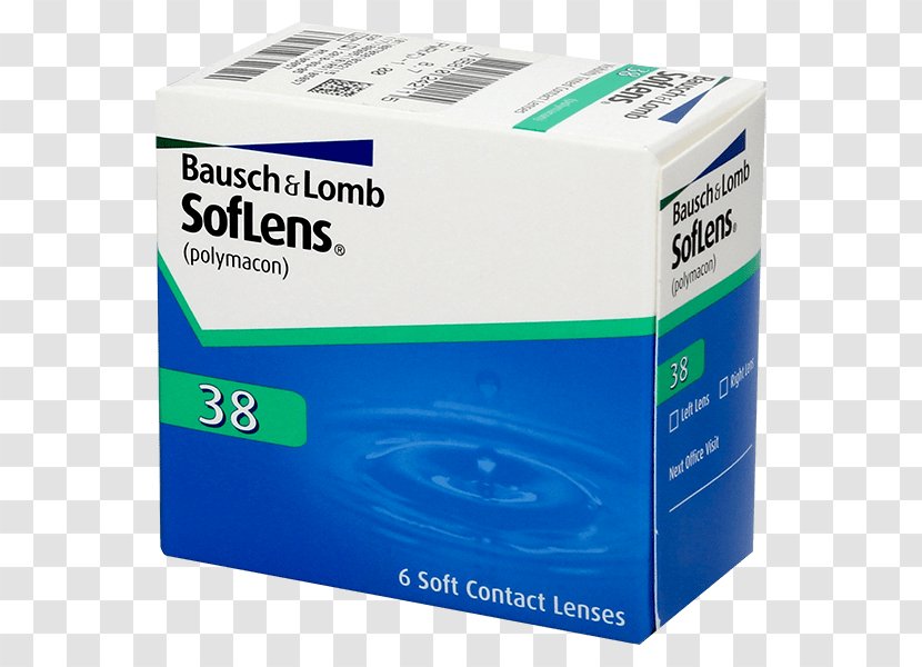 Bausch + Lomb SofLens 38 Contact Lenses Toric For Astigmatism - Soflens - Eye Transparent PNG