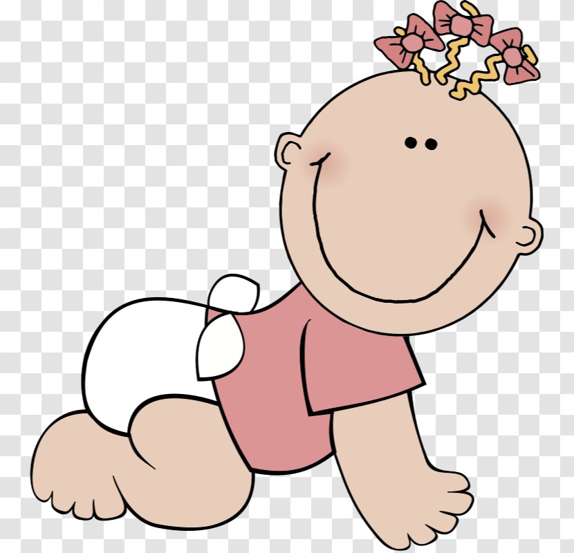 Infant Crawling Diaper Clip Art - Heart - Baby Pictures Animated Transparent PNG