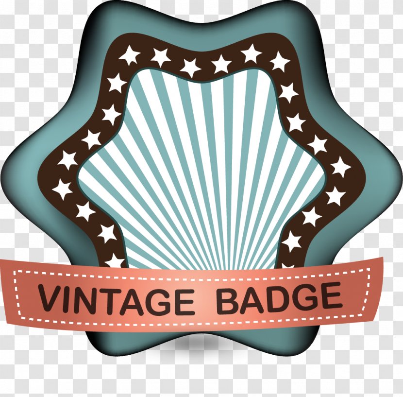 Download Retro Style - Computer Graphics - Vector Vintage Badge Transparent PNG