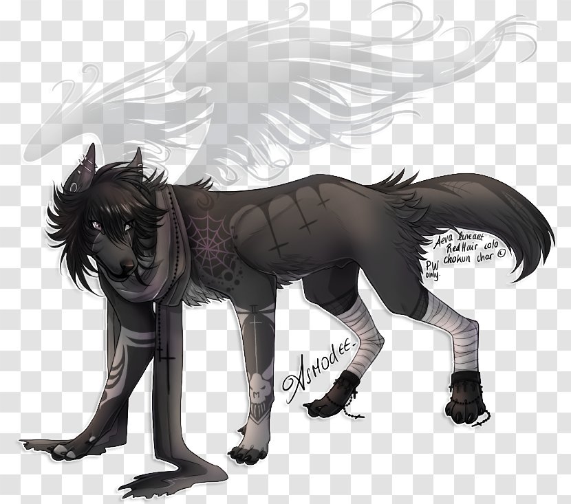 Werewolf Fan Art Drawing Gray Wolf - Watercolor Transparent PNG