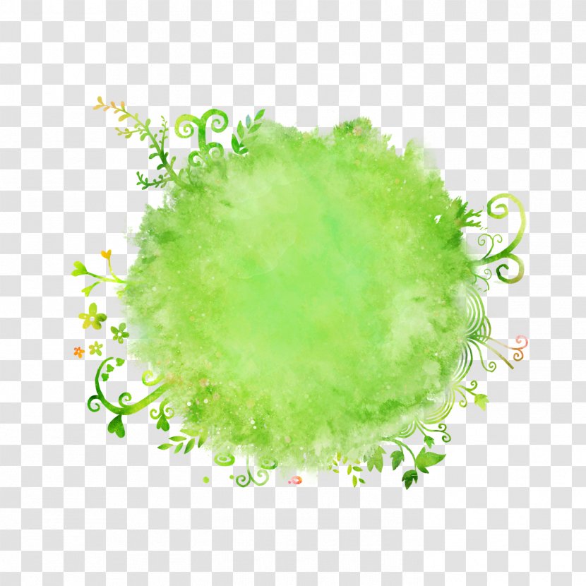 Watercolor Painting Brush - Paint - Background Circle Transparent PNG