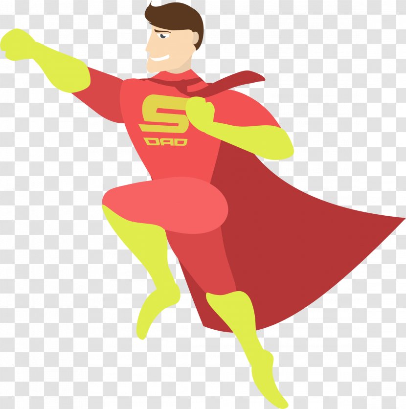 Father's Day Superhero Parent - Fictional Character - Fathers Transparent PNG