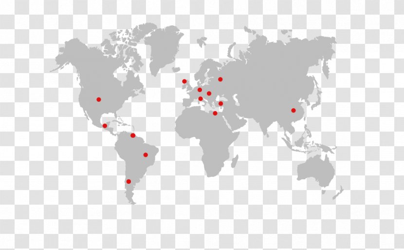 World Map Globe - Metallic Color Transparent PNG