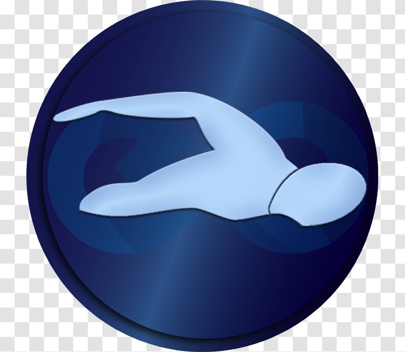 Marine Mammal Cobalt Blue Dolphin Purple - Master Swimmer Transparent PNG