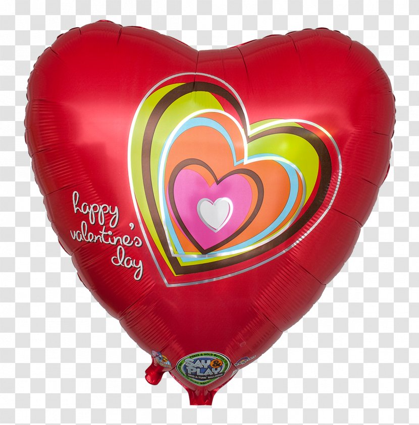 Valentine's Day Heart Balloon Love Gift - White Transparent PNG