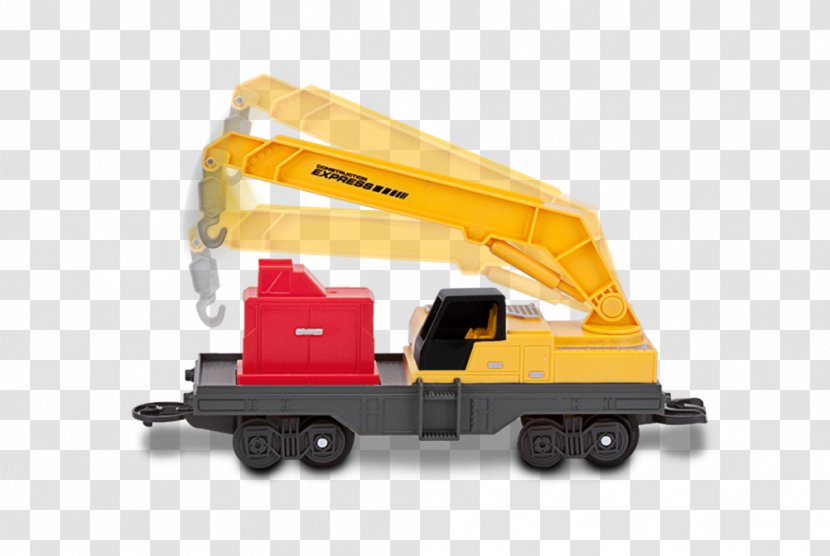 Train Crane Caterpillar Inc. Architectural Engineering Machine - Cat Toy Transparent PNG