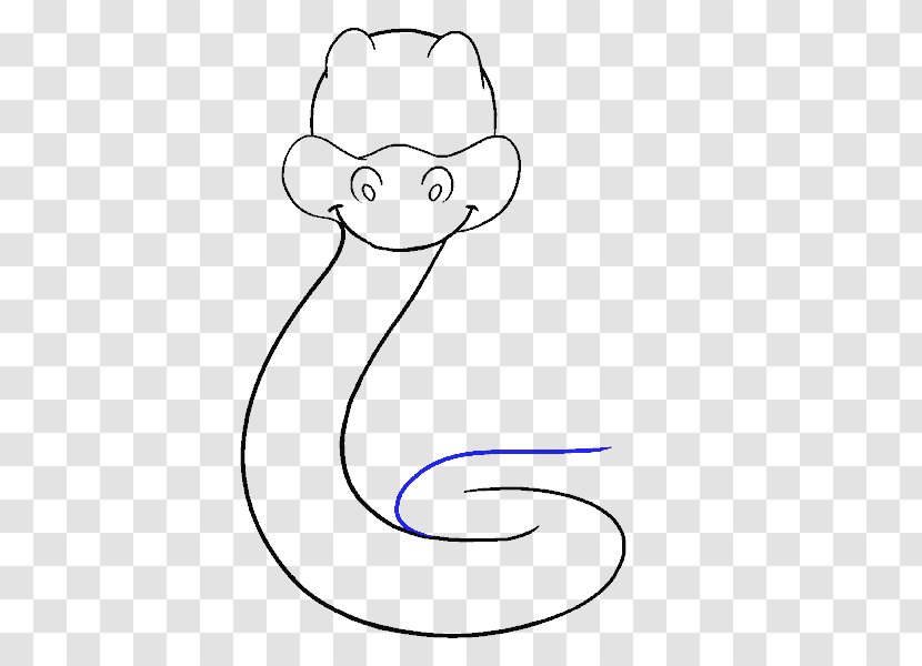 Drawing Line Art Cartoon Clip - Frame - Snake Transparent PNG