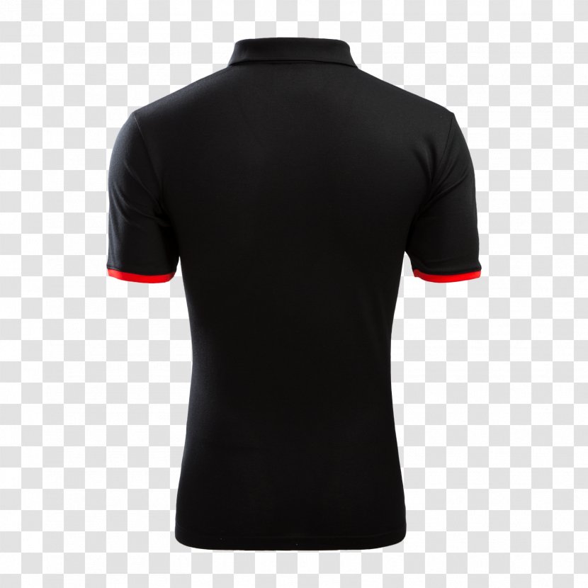 T-shirt Polo Shirt Embroidery Sport - Active - Black Transparent PNG