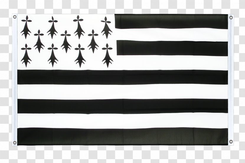 Flag Of Brittany Breton Language Kroaz Du Transparent PNG