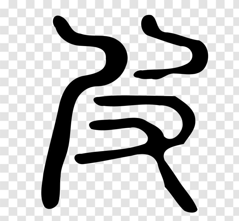 Kangxi Dictionary Chinese Wikipedia Radical 107 - Finger - 黑板 Transparent PNG