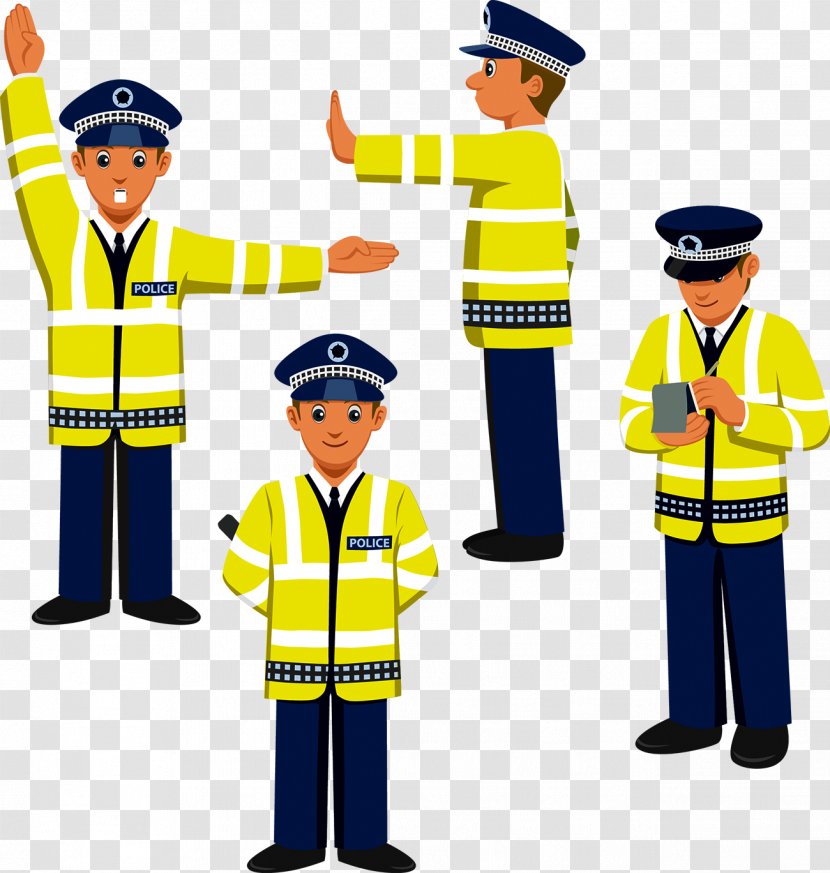 Car Traffic Police Officer - Road Transparent PNG