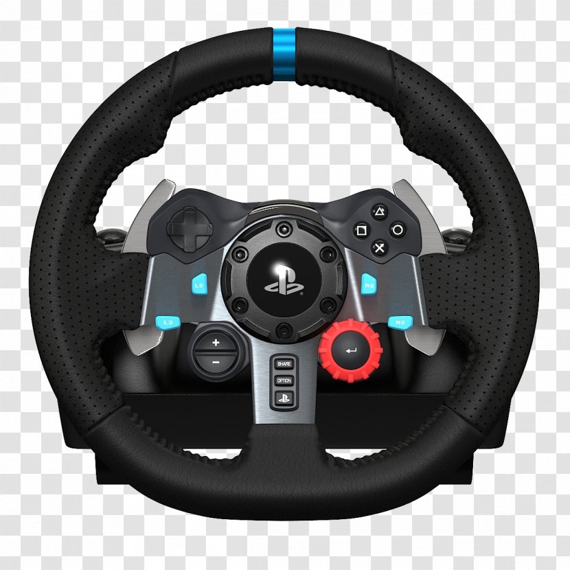 Logitech G29 PlayStation 3 4 Driving Force GT Racing Wheel - Steering Part Transparent PNG