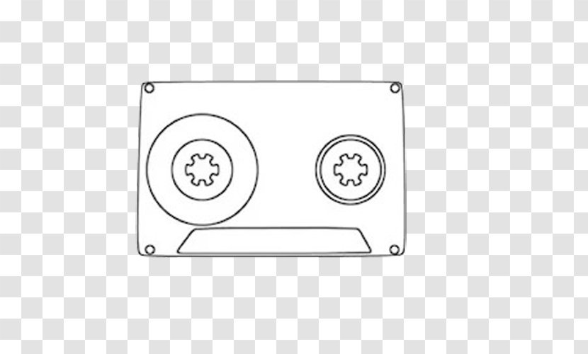 Compact Cassette Illustration - Area - Recording Transparent PNG