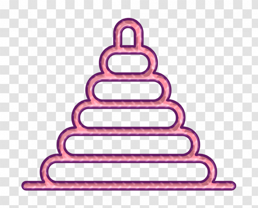 Pyramid Icon Baby Shower Icon Transparent PNG