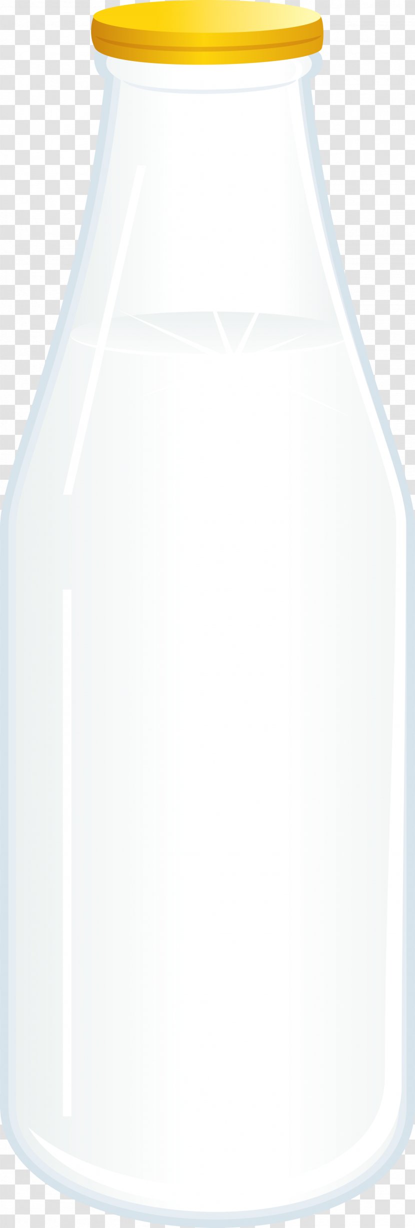 Glass Bottle - Yellow Transparent PNG