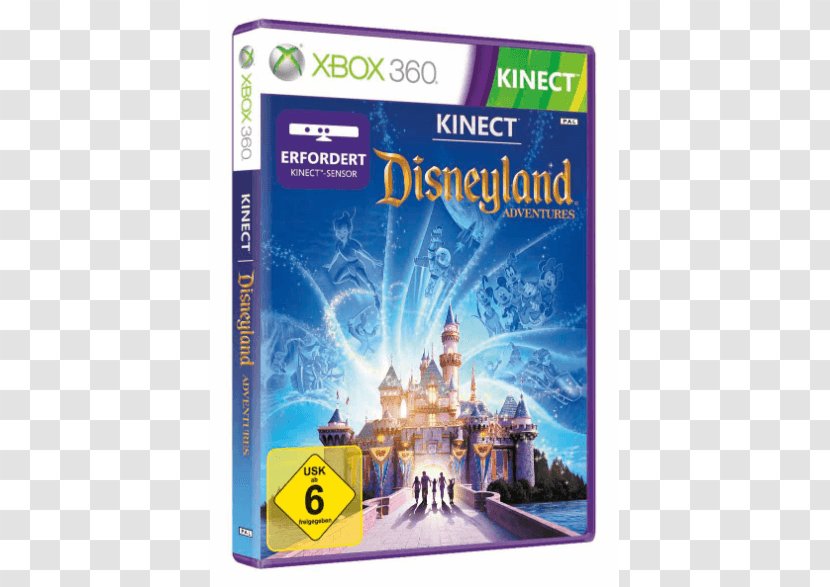 Xbox 360 Kinect: Disneyland Adventures One Controller Kinect Rush: A Disney-Pixar Adventure - Usb Transparent PNG