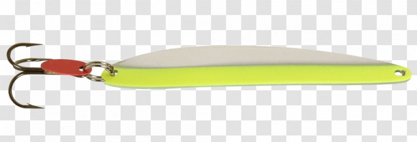 Spoon Lure Product Design - Fishing Bait - Fluorescent Yellow Transparent PNG
