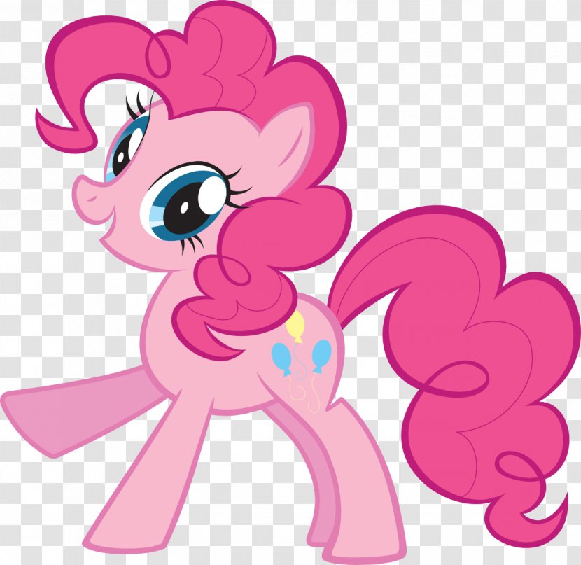 Pinkie Pie My Little Pony Rarity Twilight Sparkle - Heart Transparent PNG