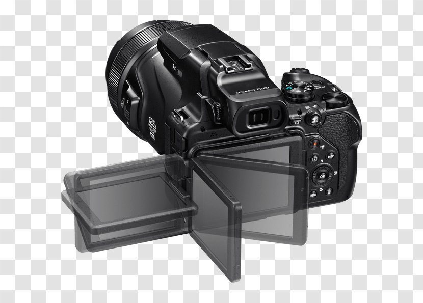 Nikon Coolpix P900 Zoom Lens 35 Mm Equivalent Focal Length - Video Camera Transparent PNG