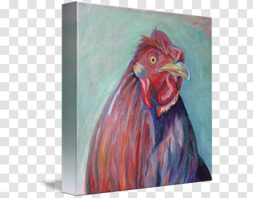 Rooster Chicken Painting Acrylic Paint - Art Transparent PNG