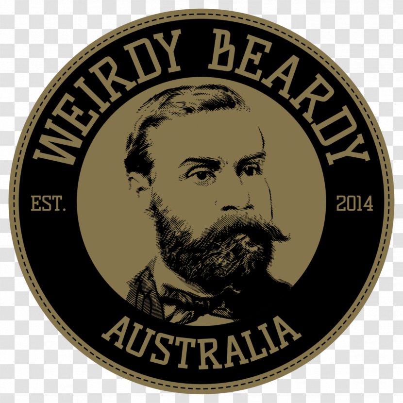 Facial Hair Weirdy Beardy Beard Buff Logo Font - Label Transparent PNG