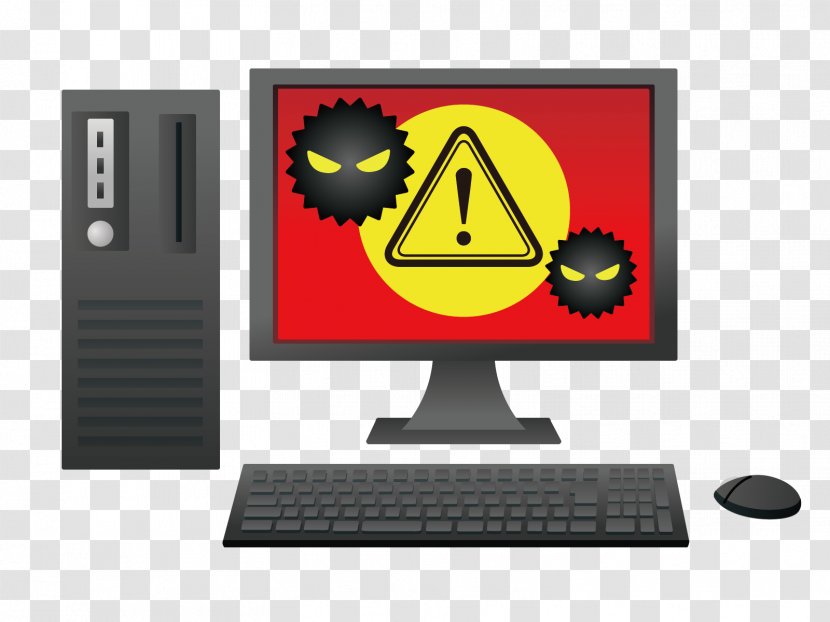Computer Virus Antivirus Software Personal Security Monitors - Desktop Transparent PNG
