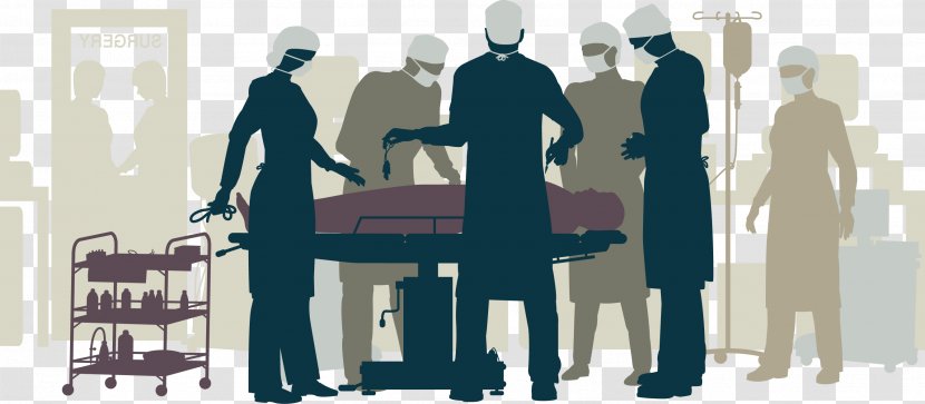 Operating Theater Surgery Surgeon Stock Photography - Plastic - Doctors And Nurses Table Silhouette Transparent PNG