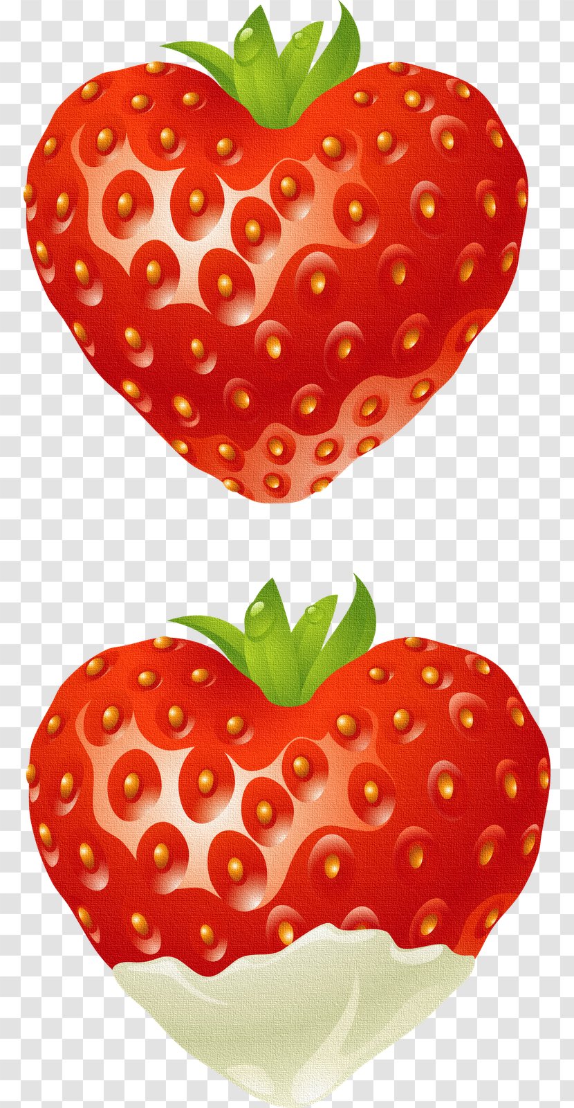 Strawberry Fruit Chocolate - Heart Transparent PNG