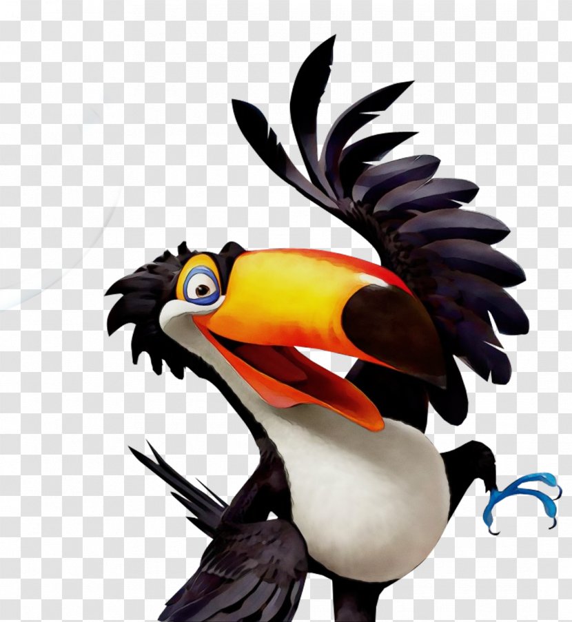 Birthday Watercolor - Humour - Wing Hornbill Transparent PNG