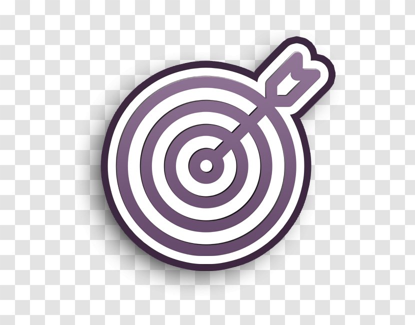 Economy Icon Goal - Purple Spiral Transparent PNG