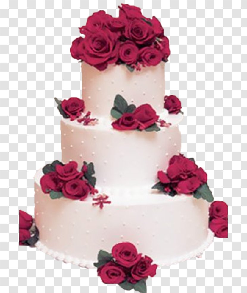 Wedding Cake Cream Torte - Buttercream - Rose Transparent PNG