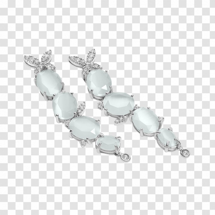 Earring Butterfly Jewellery Silver Comet - Body Jewelry Transparent PNG