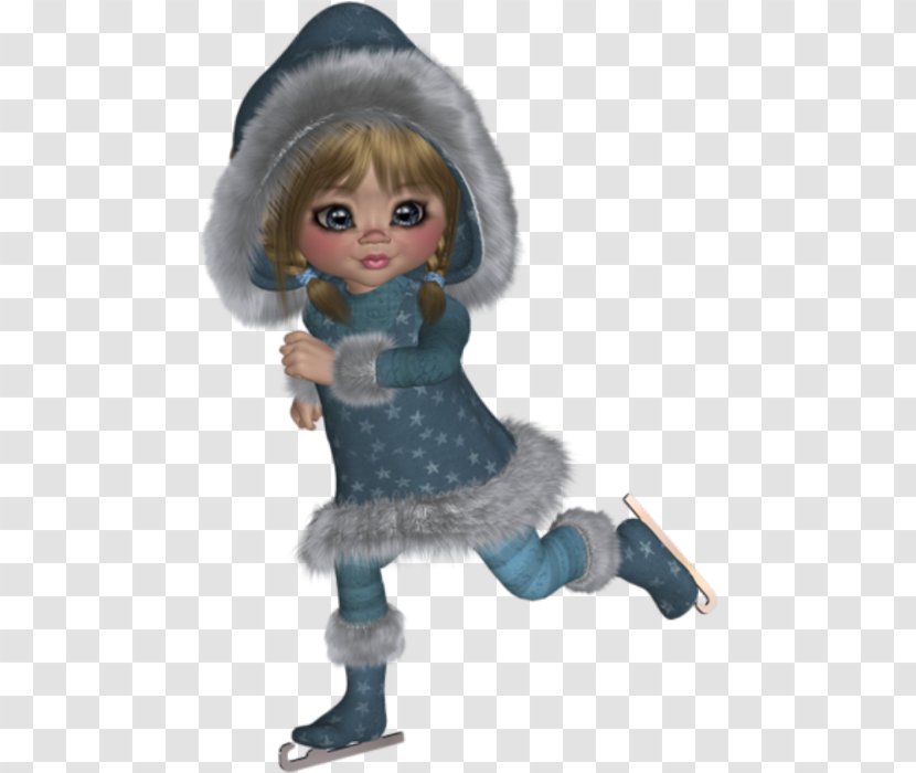 Doll Winter Ice Skating Biscuits Skater - Baby Dolls Transparent PNG