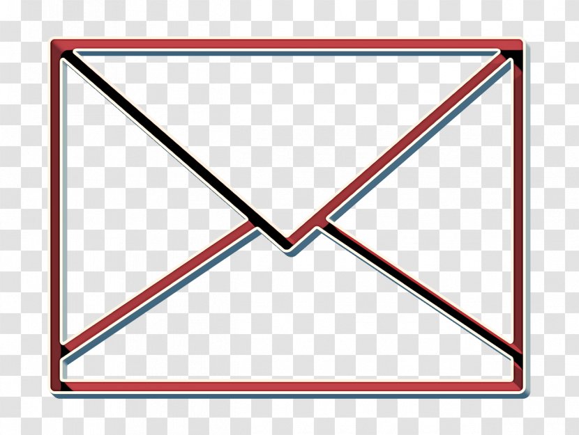 Envelope Icon - Mail - Parallel Triangle Transparent PNG