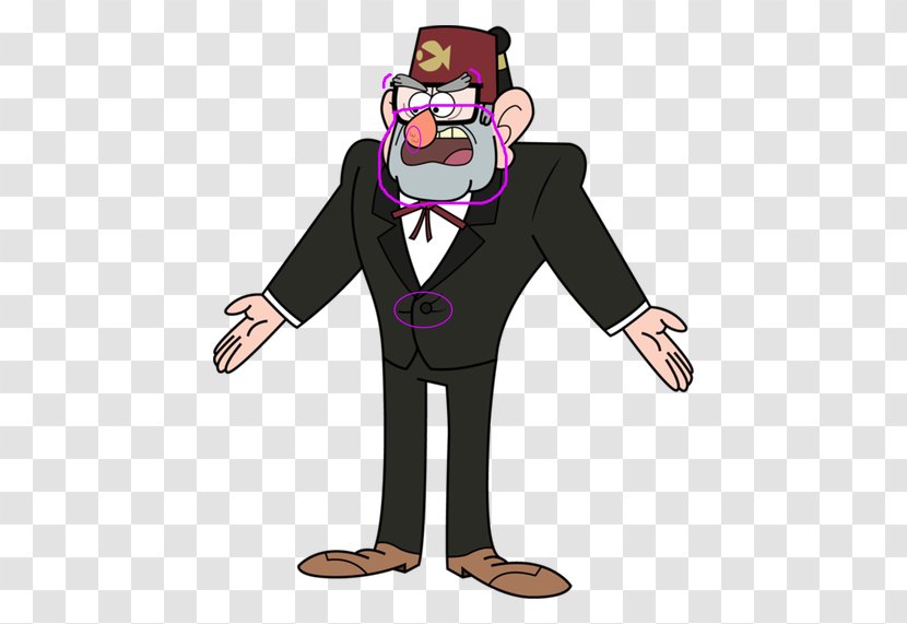 Grunkle Stan Mabel Pines Dipper Stanford Bill Cipher - Gentleman - Gravity Fall Transparent PNG
