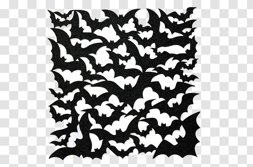 Halloween Cartoon Background - Album - Bat Black M Transparent PNG